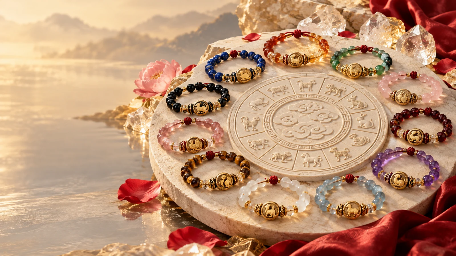 Chinese Zodiac inspired crystal bracelets
